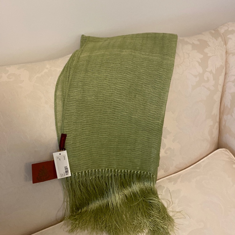 Pashma Lime Green Scarf - NWT
